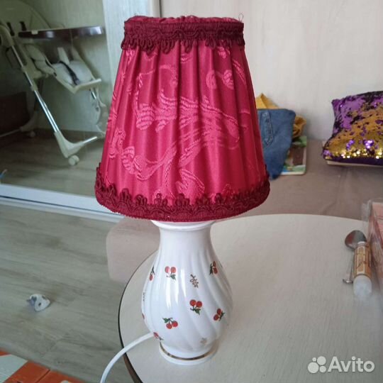 Лампа настольная ручная роспись