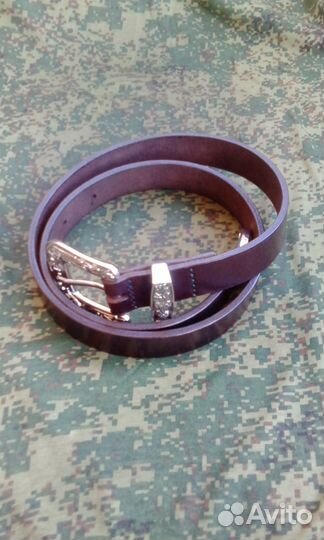 Женский ремень из натуральной кожи