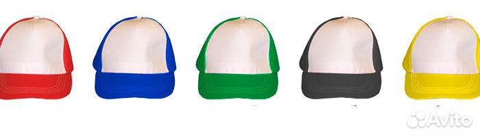 Бейсболка белая