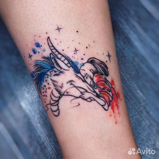 Тату спб x аниме x мини тату