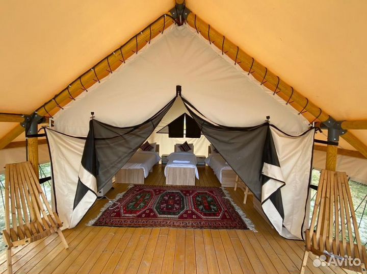 Сафари - тент для глемпинга, экодом, палатка