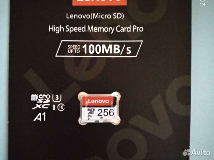 Карта памяти Lenovo microSD 256Gb