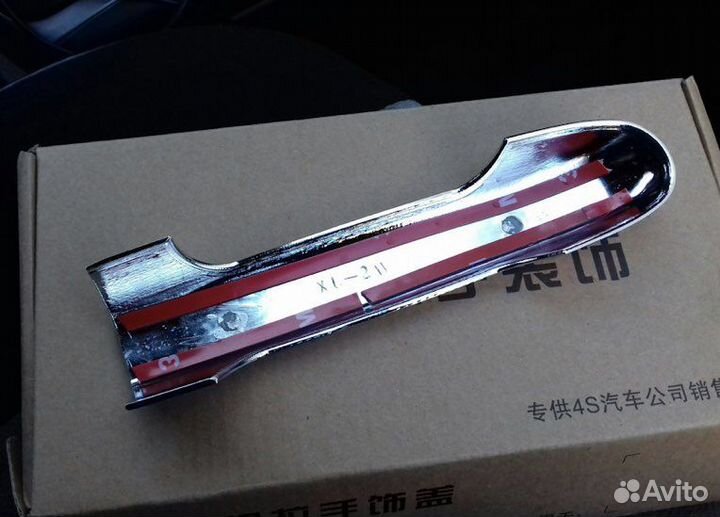 Хром накладки на ручки дверей Hyundai Elantra J4