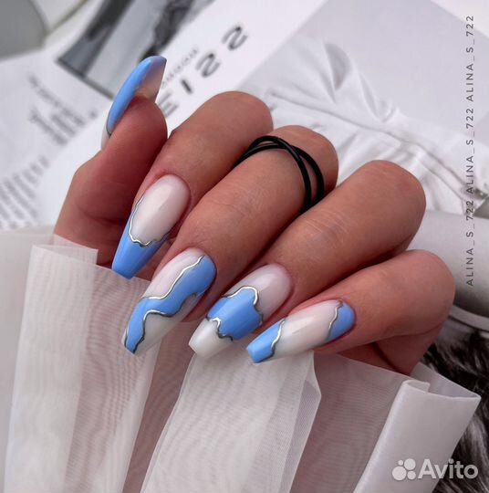 Маникюр с наращиванием