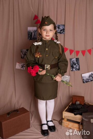 Аренда детского военного костюма