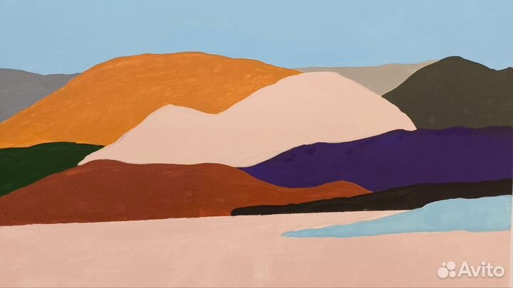 Интерьерная картина большая минимализм