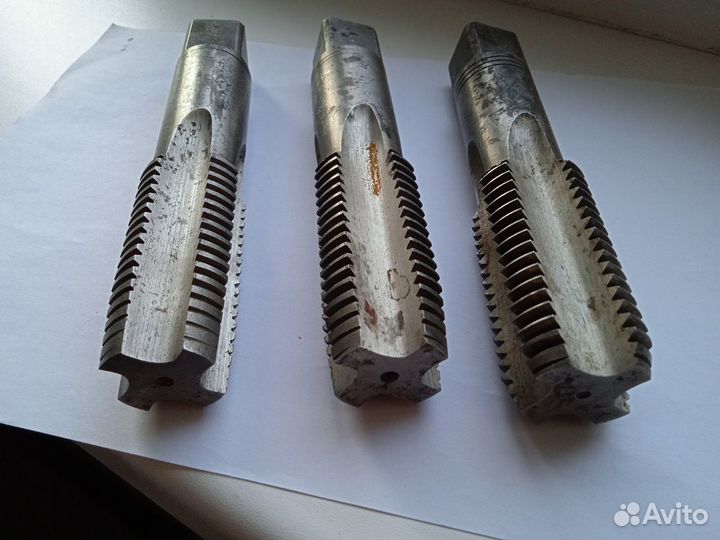 Метчики метрические и трубные, сделано в СССР