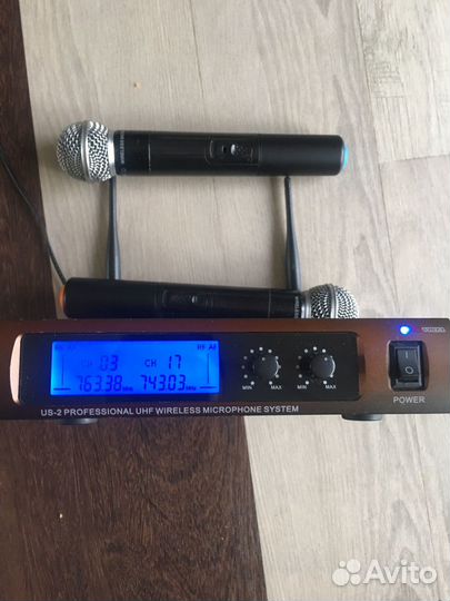 Беспроводные микрофоны Volta US-2