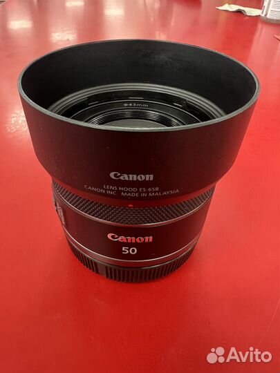 Объектив canon RF 50mm f 1.8 stm