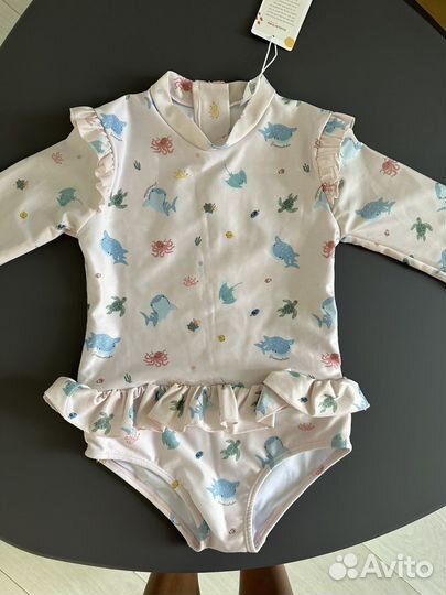 Купальник детский новый 5-8 лет sumertide 50spf