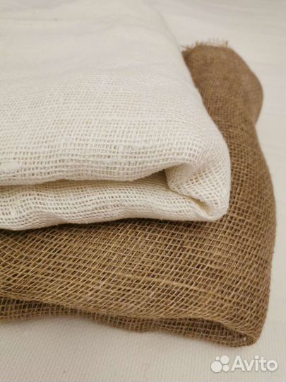 Ткань мешковина Лен/джут