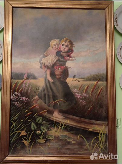 Картина маслом на холсте большая