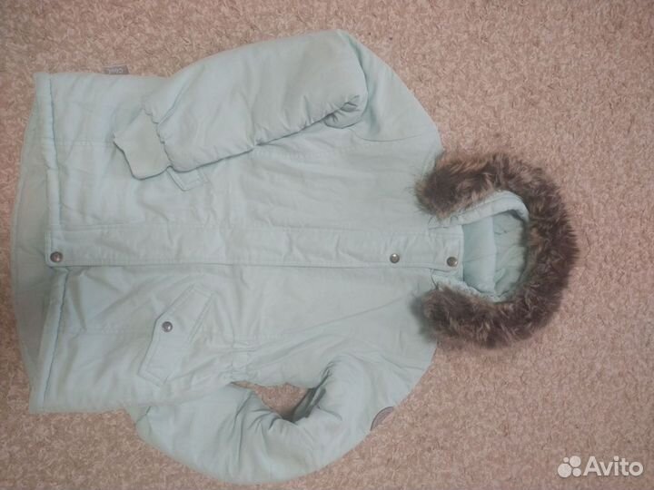 Куртка для девочки зима 140 146