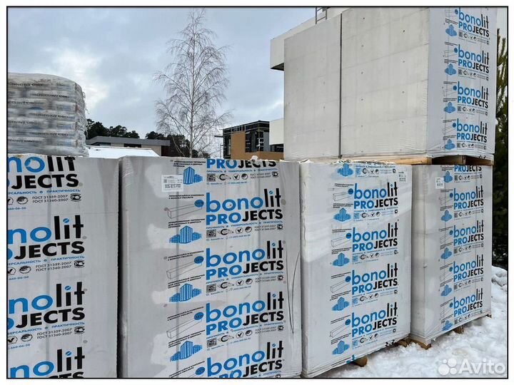 Газобетонные блоки Bonolit