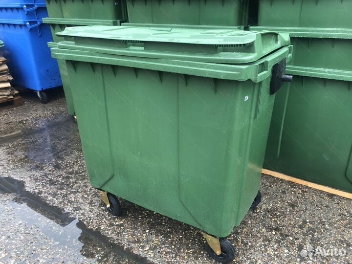 Мусорный евроконтейнер пластиковый 770л PC-3922