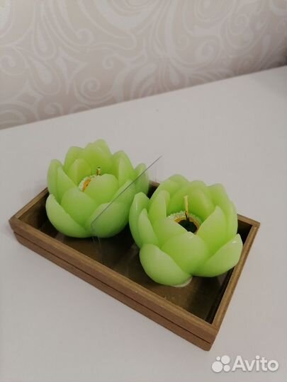 Набор свечей Лотос