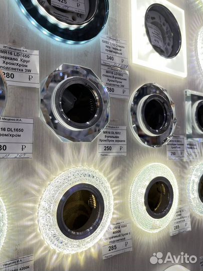 Светильники для натяжных потолков