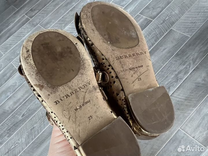 Туфли детские burberry