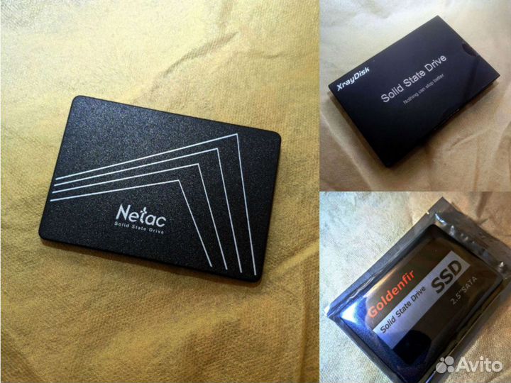 Ssd диски Netac, Xraydisk, Goldenfir. 120 Gb