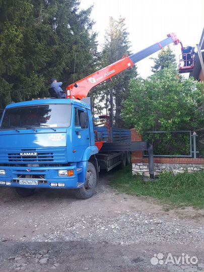 Услуги крана манипулятора негабарит 7тонн