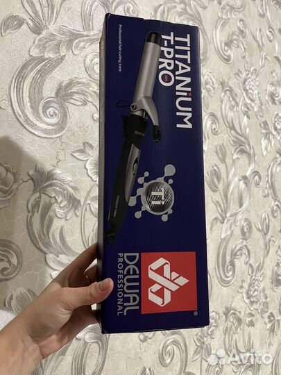 Плойка для волос dewal titanium t-pro