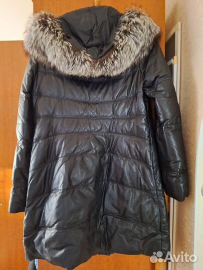 Пуховик зимний женский 48 50 бу