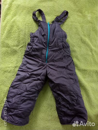 Зимний костюм для девочки 86