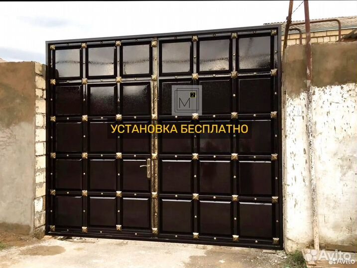 Ворота с узорами на заказ