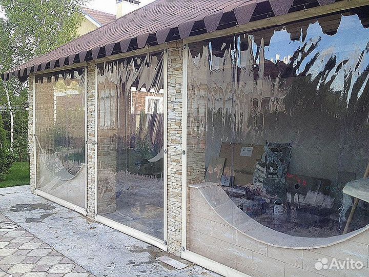 Мягкие окна для беседки
