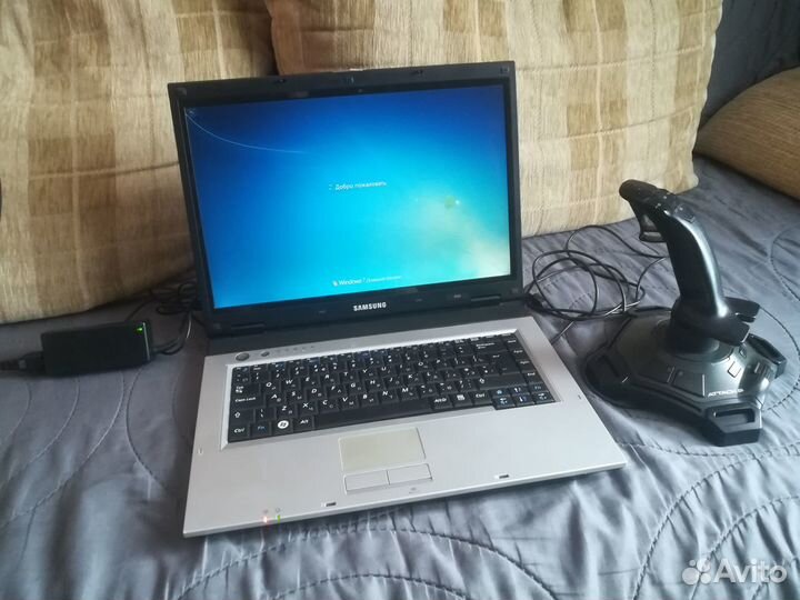 Samsung R40 для ретро игр Logitech джойстик