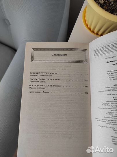 Ф. С. Фицджеральд. Романы. Великий Гэтсби