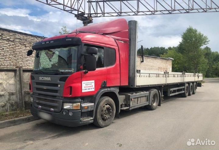 Грузоперевозки фура 20 тонн, открытый борт шаланда