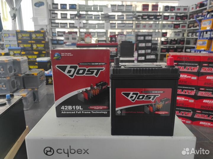 Аккумулятор 40Ач 42B19L Bost Южная корея 350A