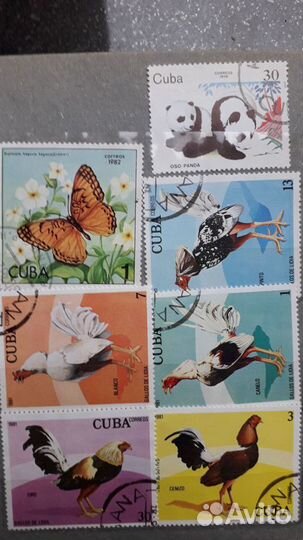 Почтовые марки Кубы 1979-1984