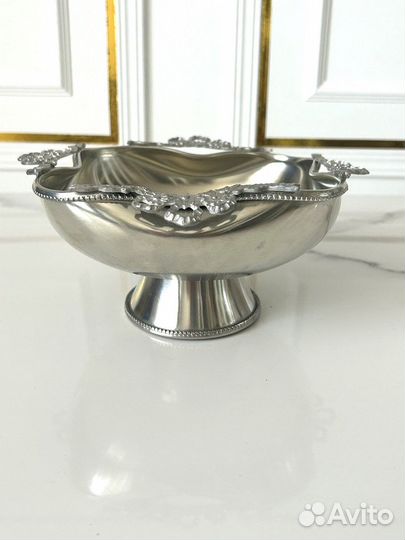 Ваза для фруктов олово бисквитница кувшин винтаж И