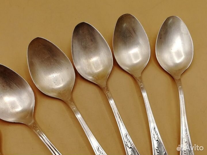 Набор столовых ложек 6 шт мельхиор мнц Кольчугино