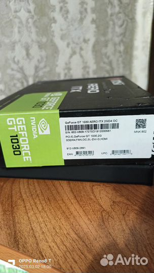 Видеокарта gt 1030 2 gb