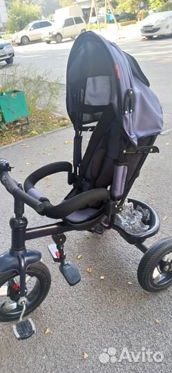 Велосипед коляска с ручкой