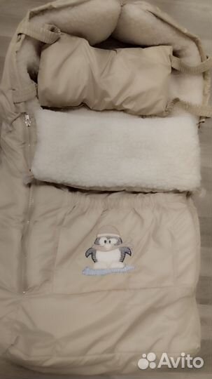 Зимний конверт в коляску