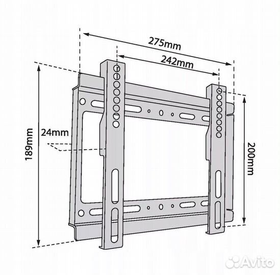 Кронштейн для телевизоров 14