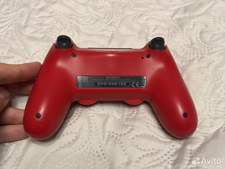 Джостик ps4 оригинал красный dualshock v2