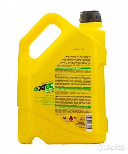 Масло Бардаль Bardahl XTeC 5w-30 C3 DPF LL-04 6л