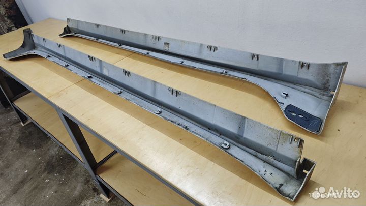 Накладки на пороги mitsubishi lancer 10