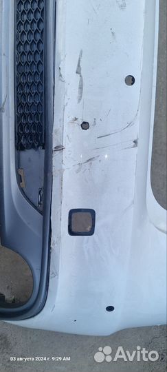 Бампер A6 C7 дорест s-line под восстановление