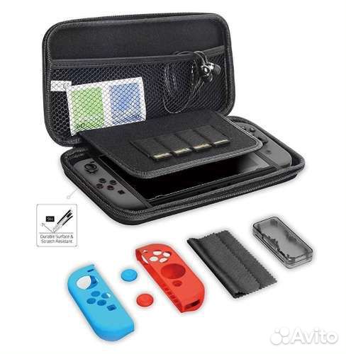 Набор аксессуаров с кейсом для Nintendo switch
