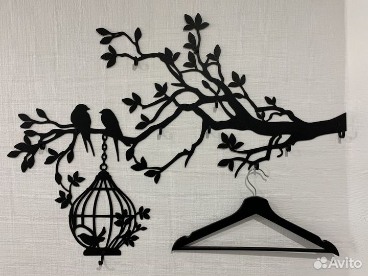 Вешалка настенная ручной работы