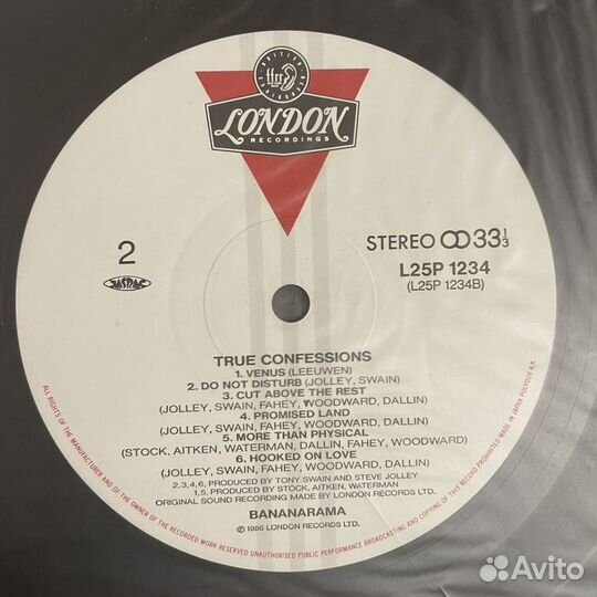 Bananarama - True Confession 1986 nm/nm