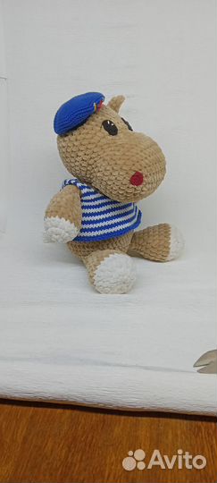 Мягкая игрушка бегемот