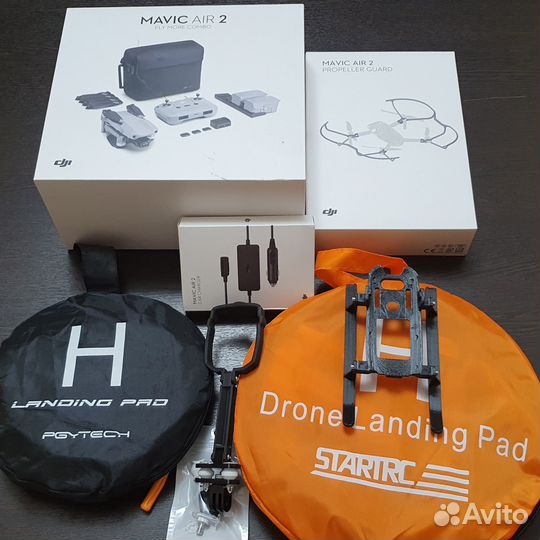 DJI Mavic Air 2 fly more combo + аксессуары