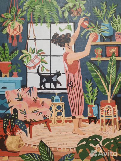 Интерьерная картина по номерам